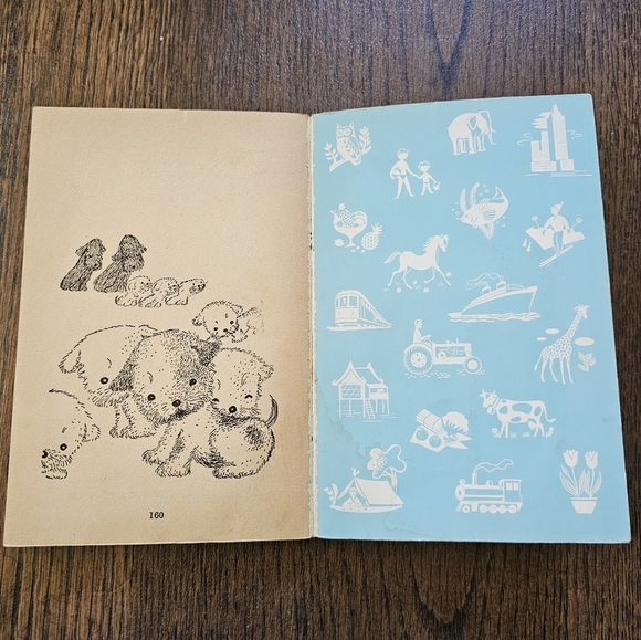 1950's Vintage Read Aloud Puppy Stories Wonder Books Paperback Book - Picture 5 of 8